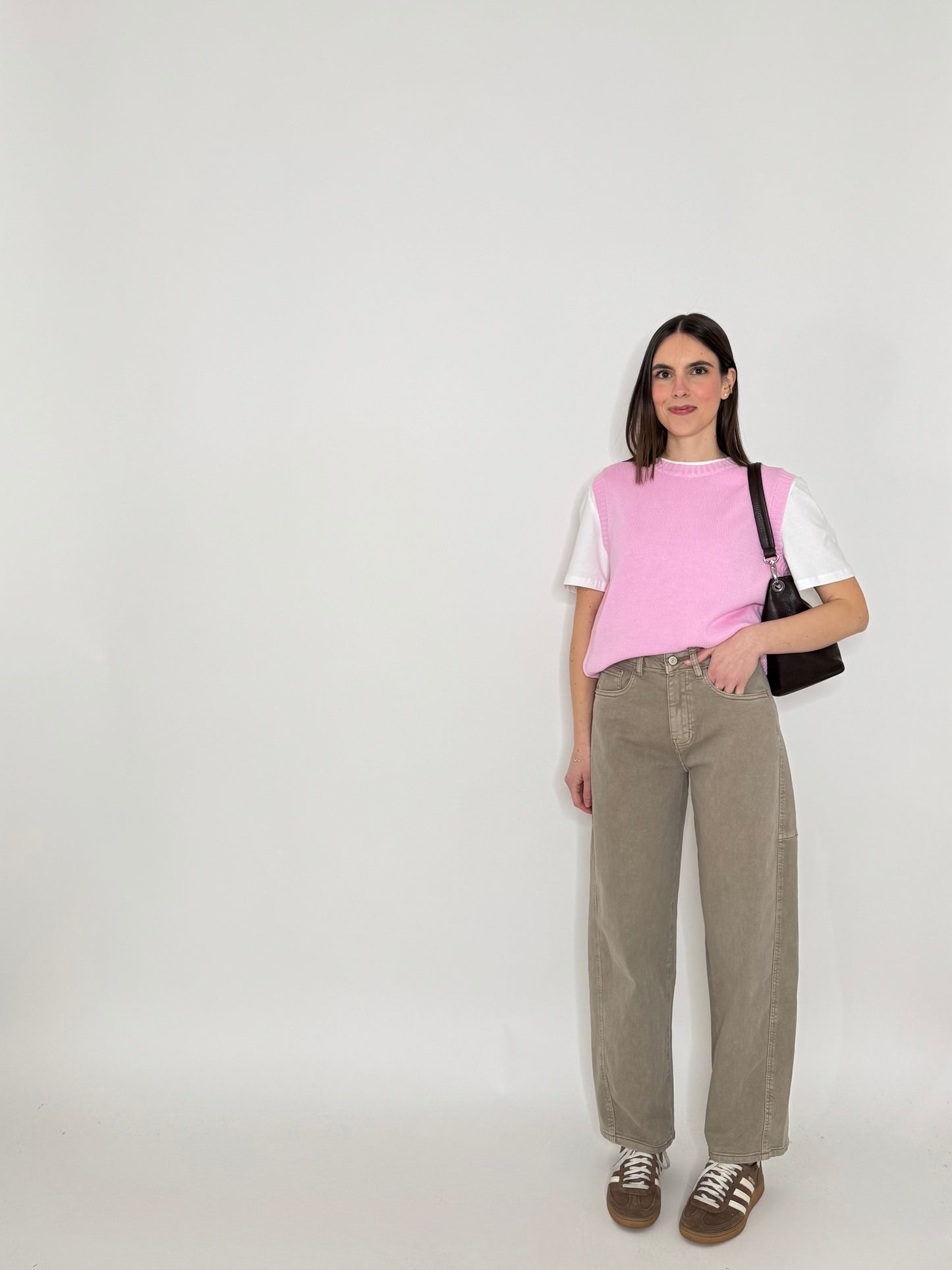 Jeans Barrel Sabbia