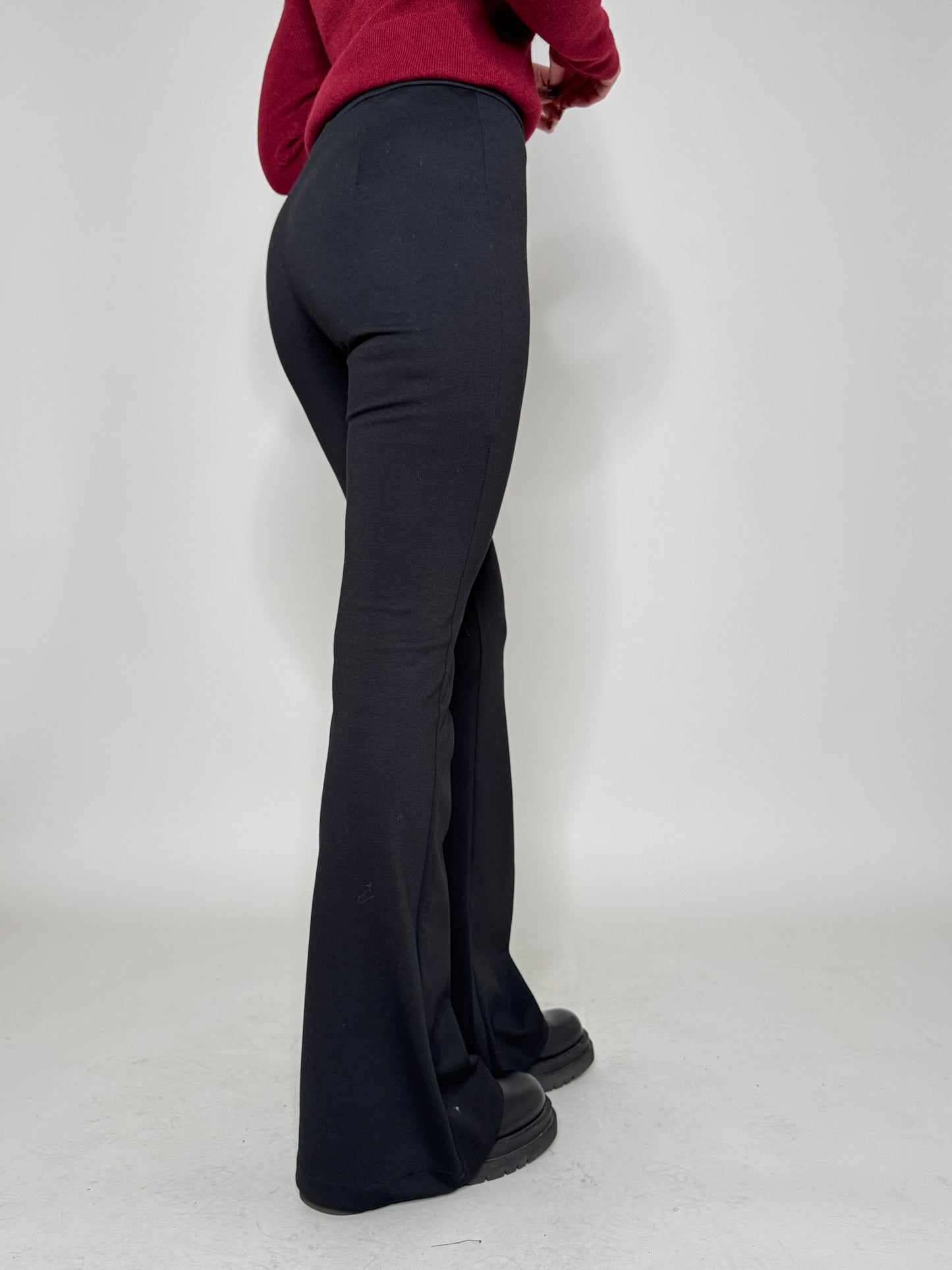 Pantalone flare punto milano
