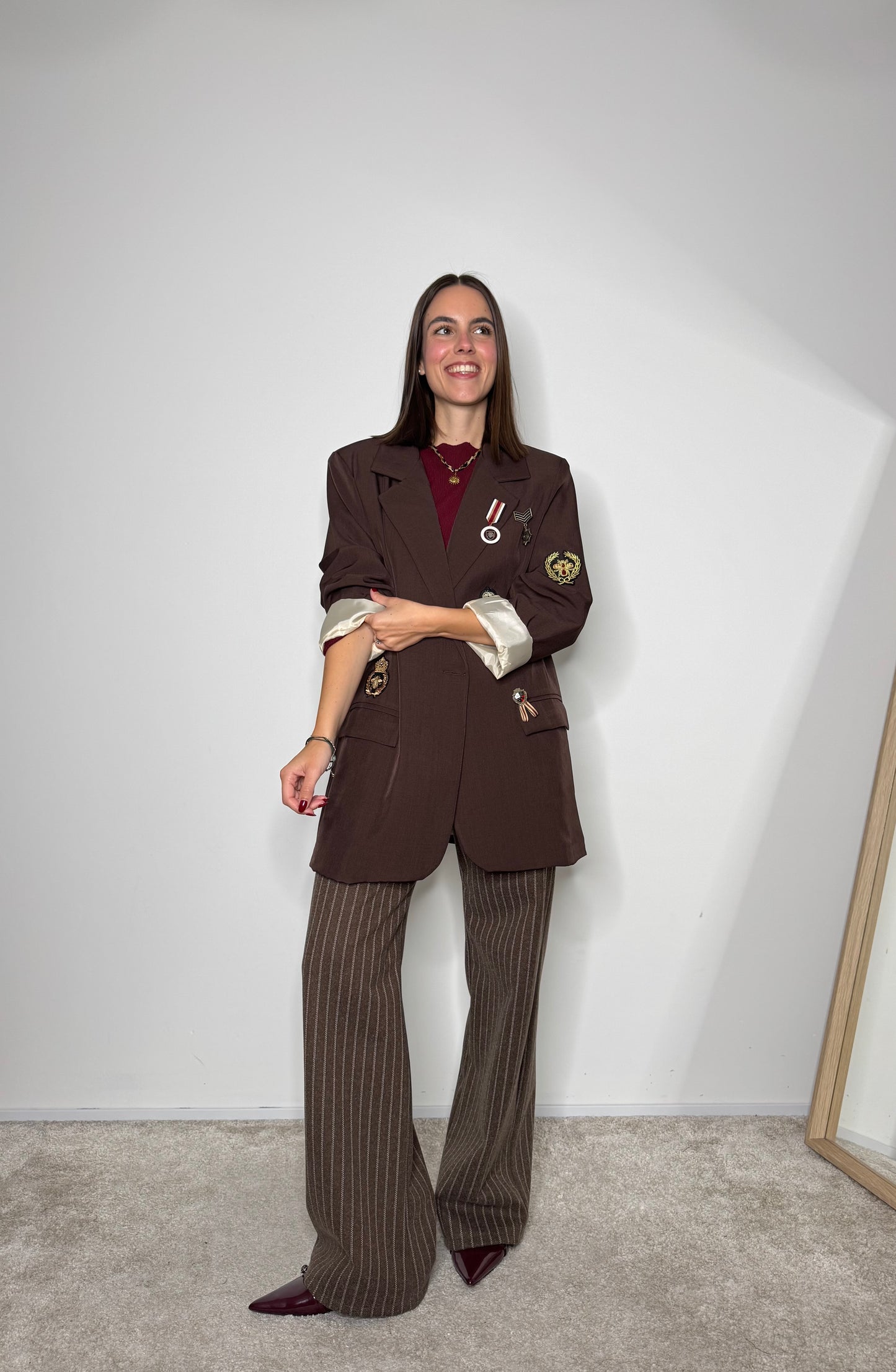 Pantalone gessato