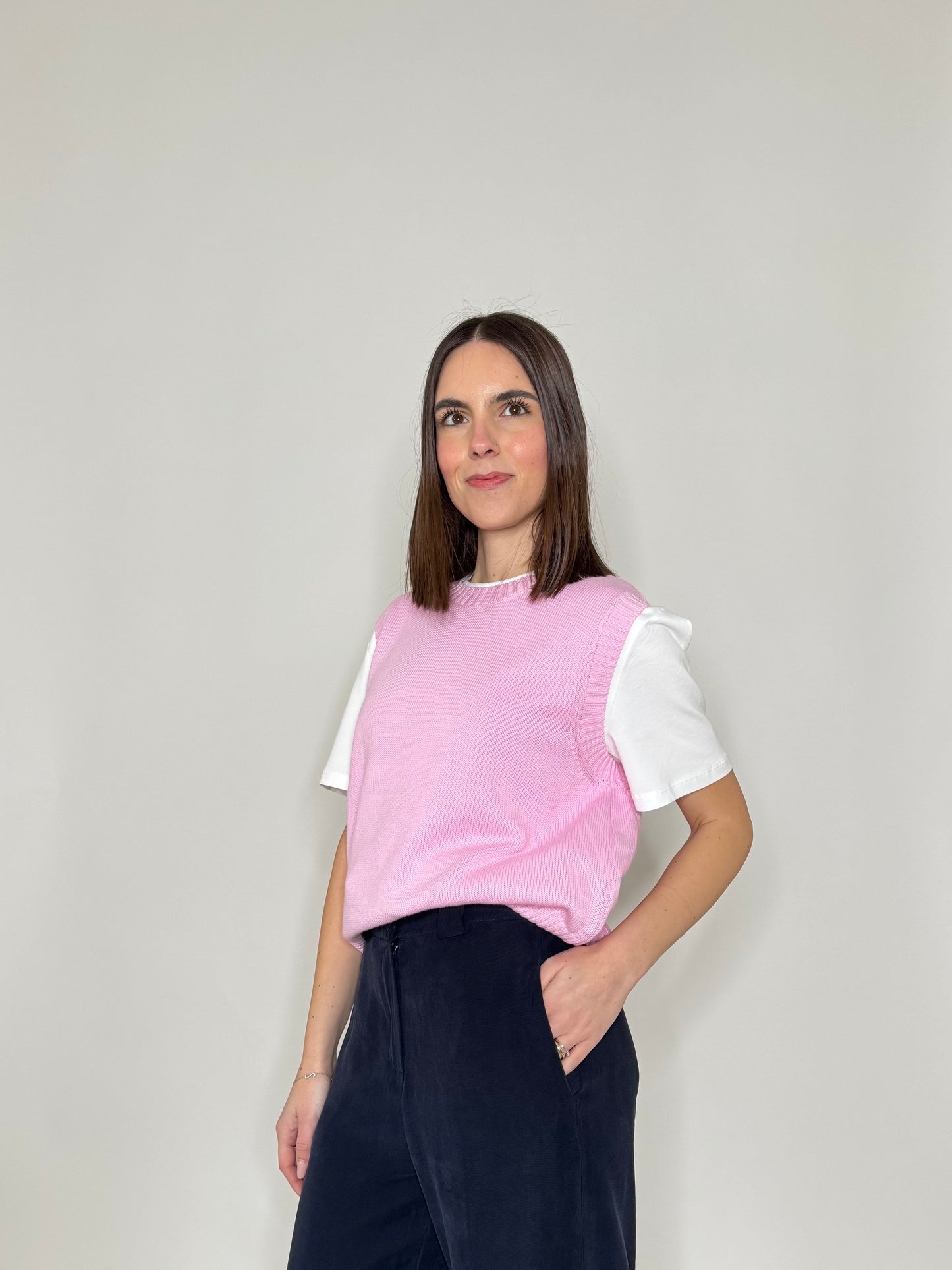 Gilet basic 100% cotone Bubble