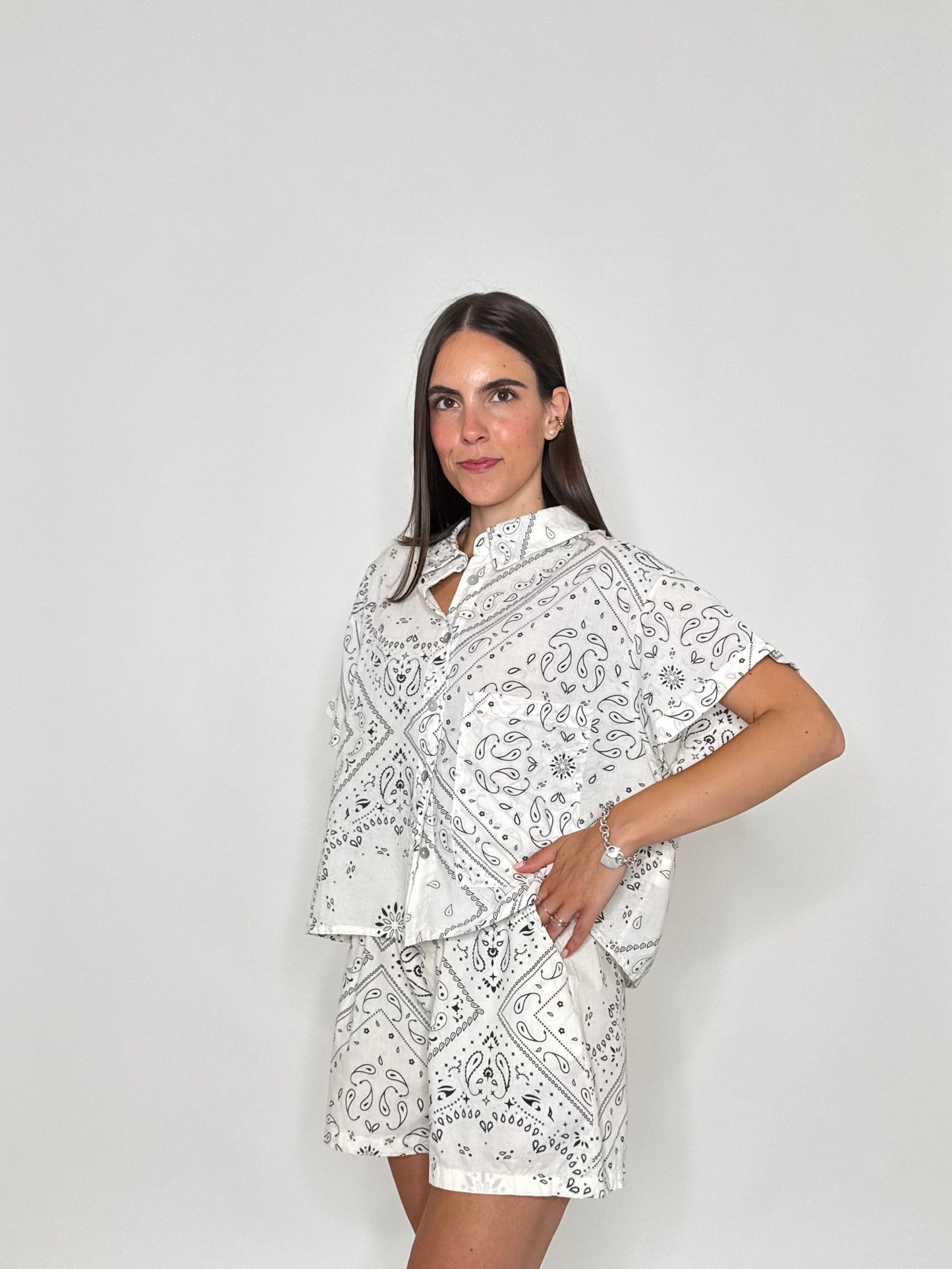 Camicia Bandana Burro 100% cotone