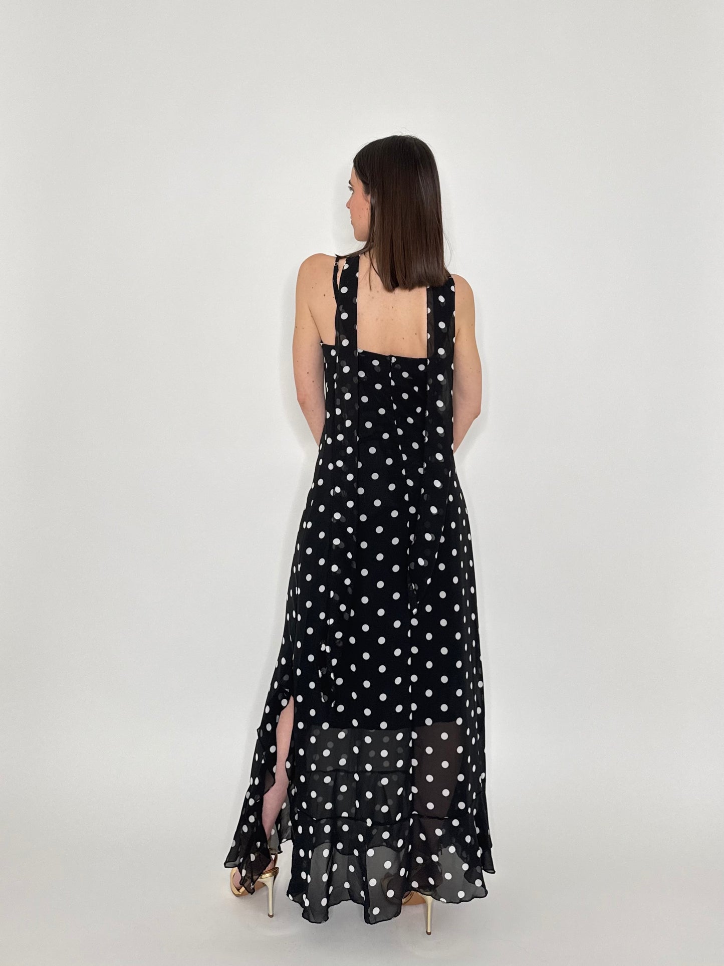 Abito Flamenco lungo pois Nero