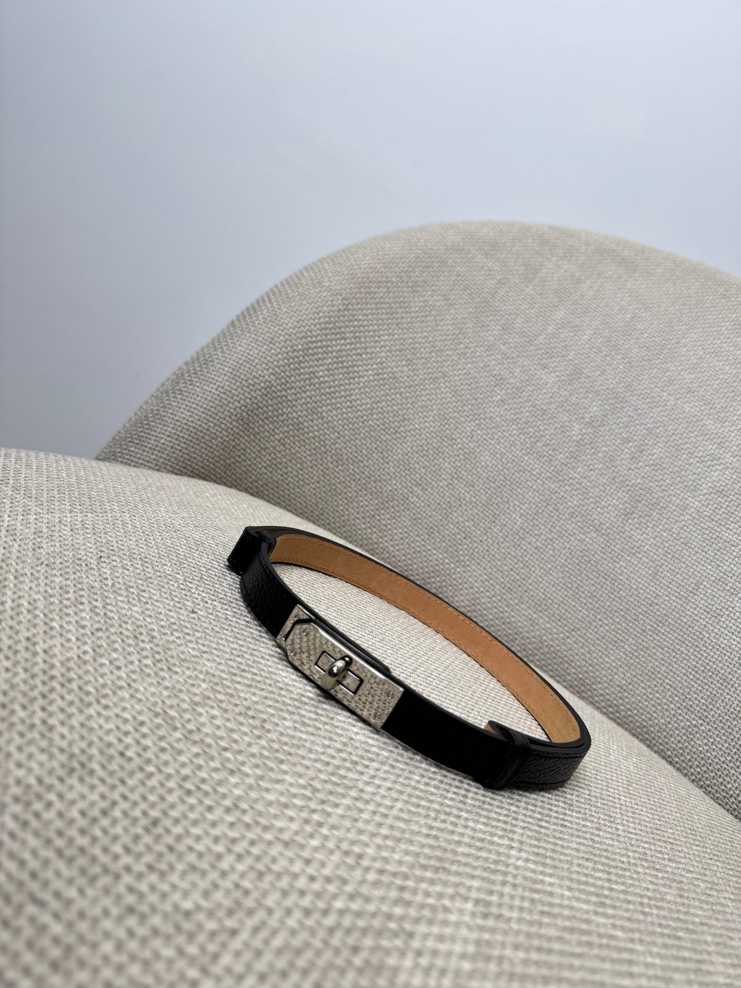 Cintura vera pelle martellata regolabile stile Hermes Nero fibbia argento 2cm