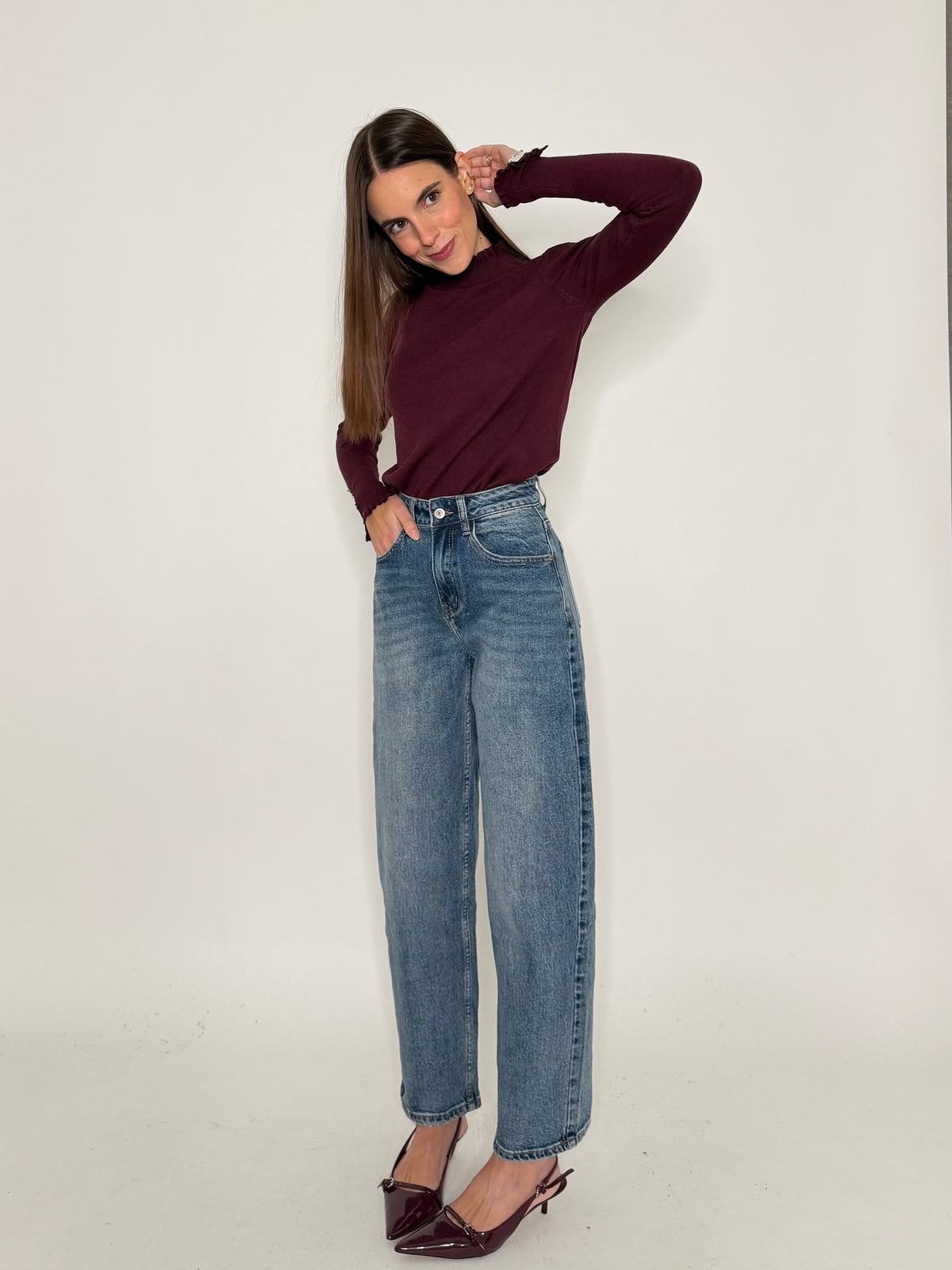 Jeans Barrell “Aria” Fit Denim Blue