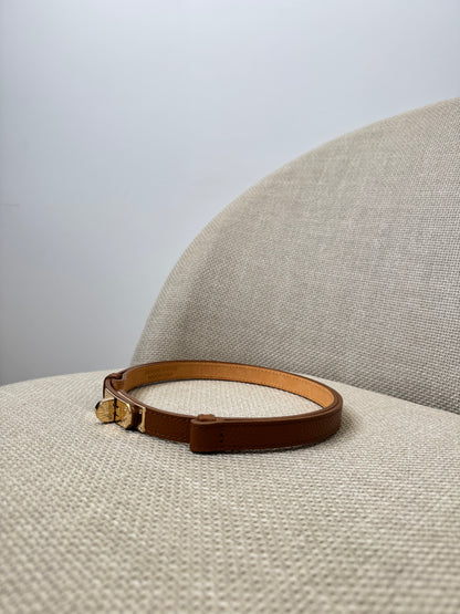 Cintura vera pelle martellata regolabile stile Hermes Cuoio 2cm