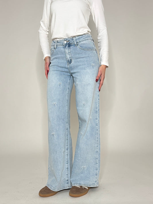 Jeans Wide leg fiocchi