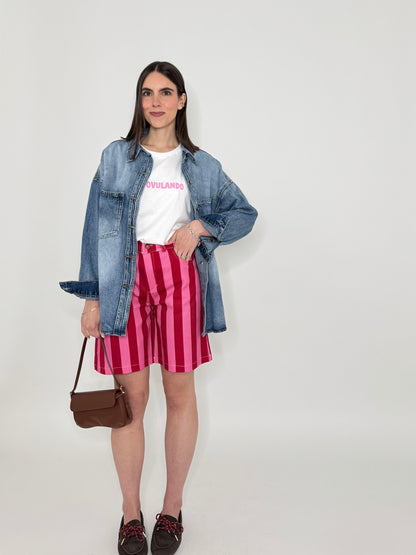 Giacca camicia di jeans