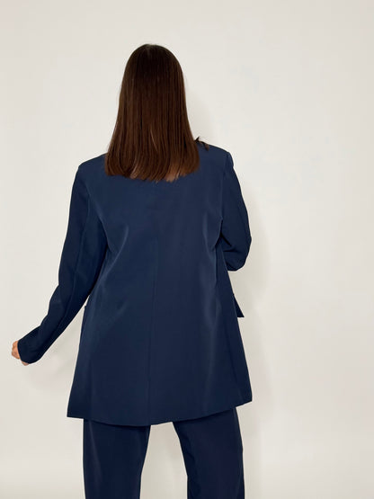 Giacca doppiopetto  strutturata blu