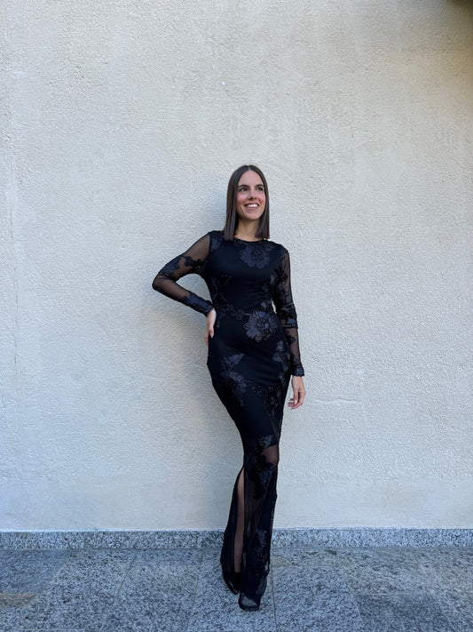 Abito tulle Romantica Nero