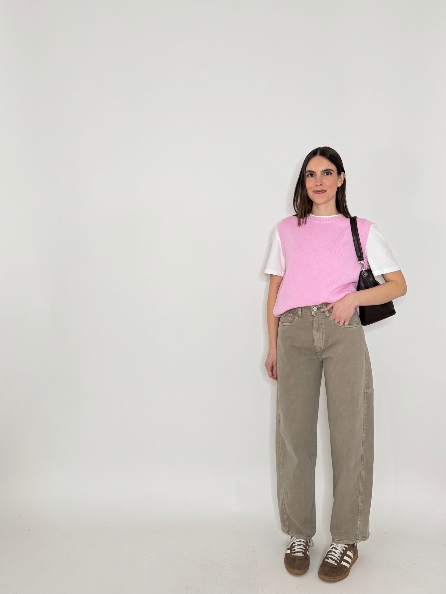 Jeans Barrel Sabbia