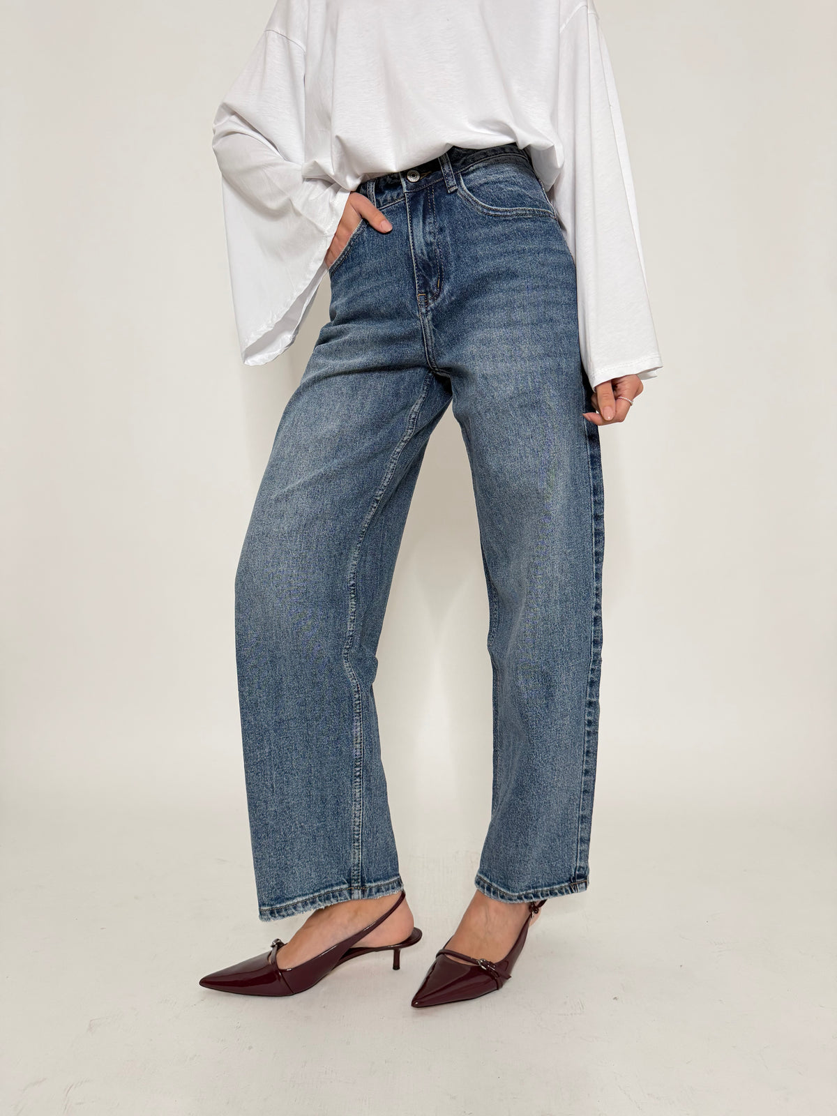 Jeans Barrell “Aria” Fit Denim Blue