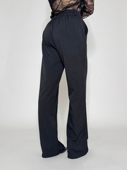 Pantalone morbido taglio elegante Nero
