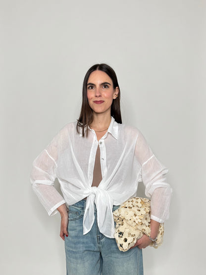 Camicia in mussola di cotone