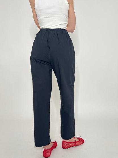 Pantalone fresco cotone Office Nero