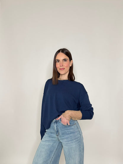 Maglia pizzo in misto cotone viscosa spring/summer Nude