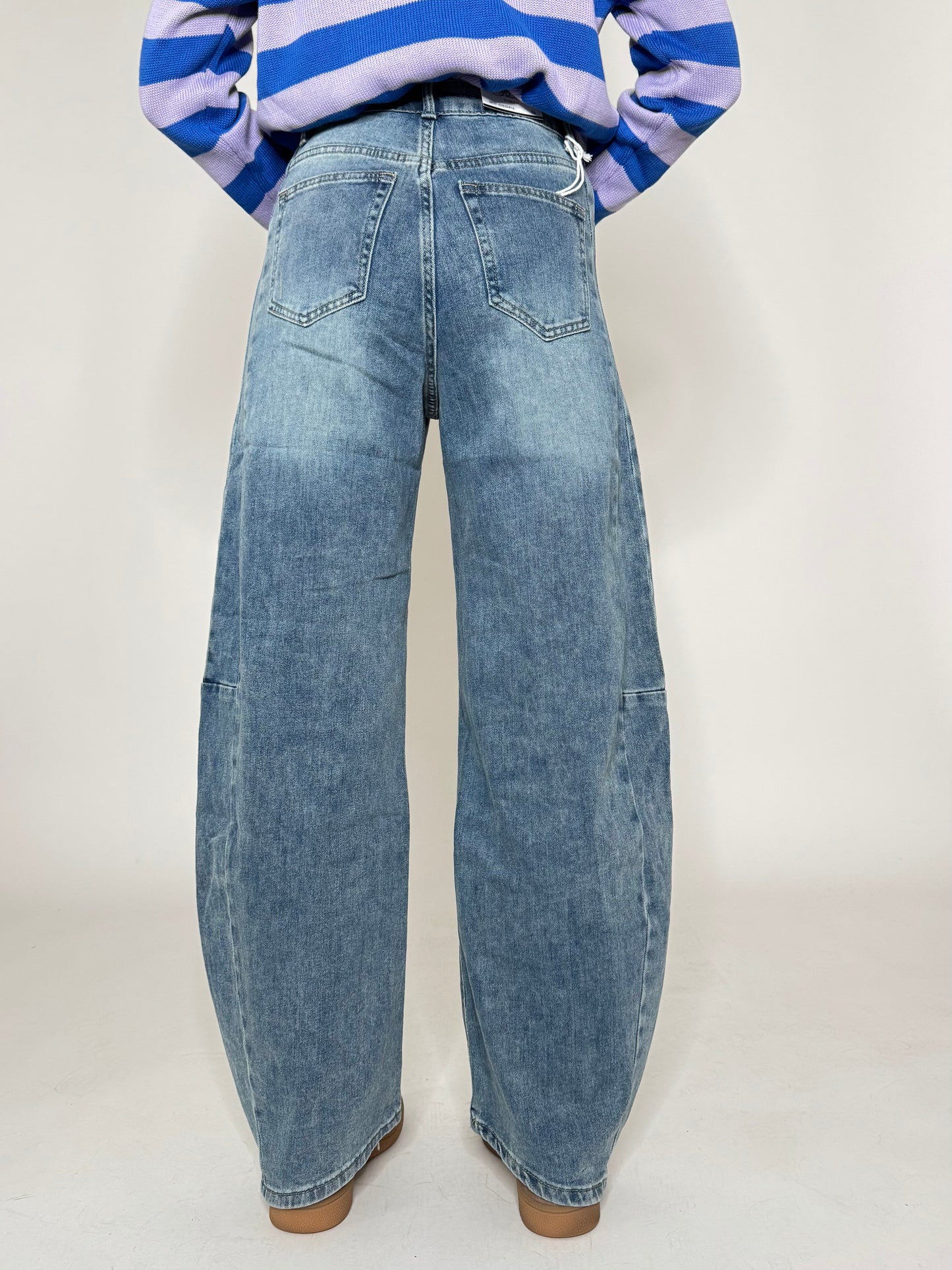 Jeans Ballon medium denim
