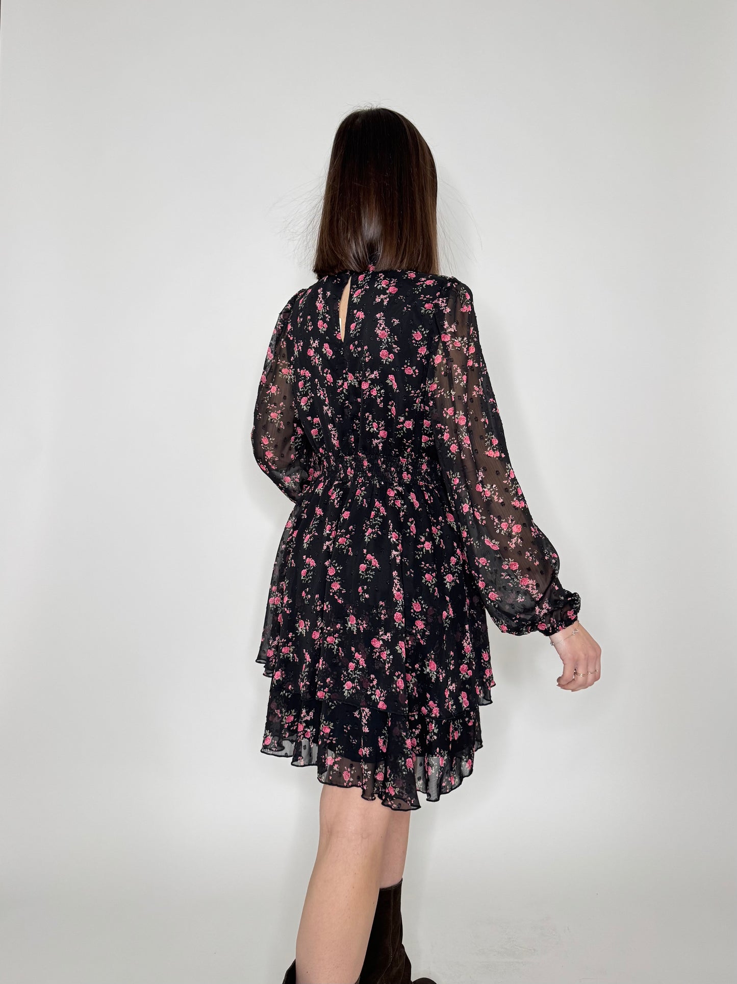 Abito Bloom Noir fantasia
