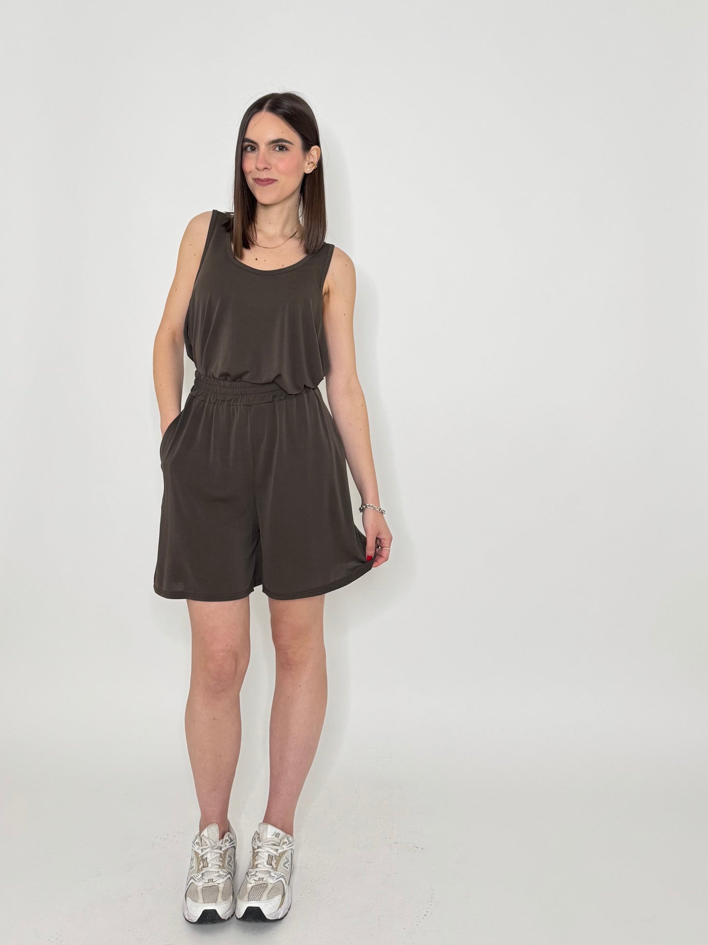 Completo comfy in modal cioccolato