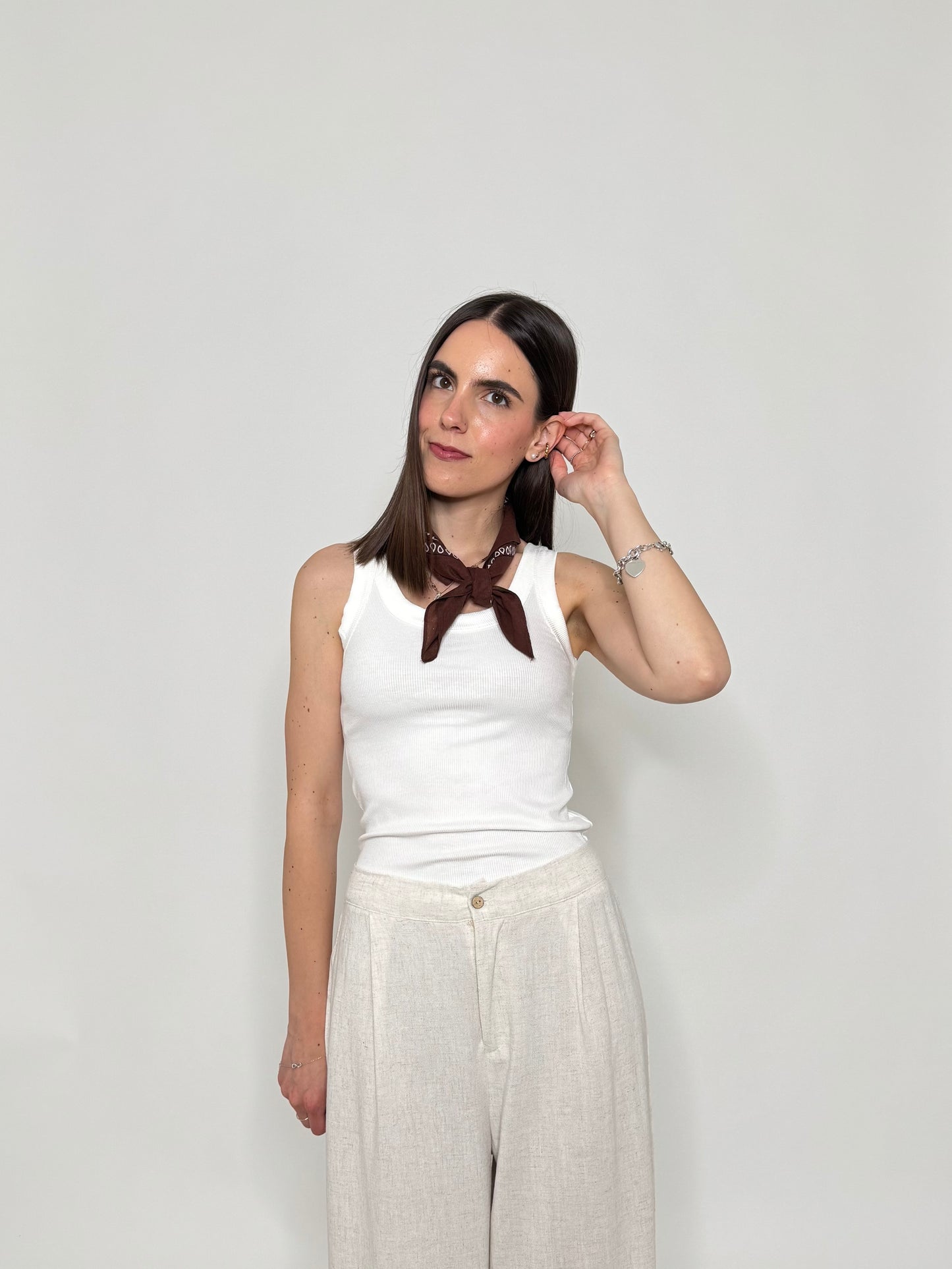 Completo Sofi in 100% cotone Panna