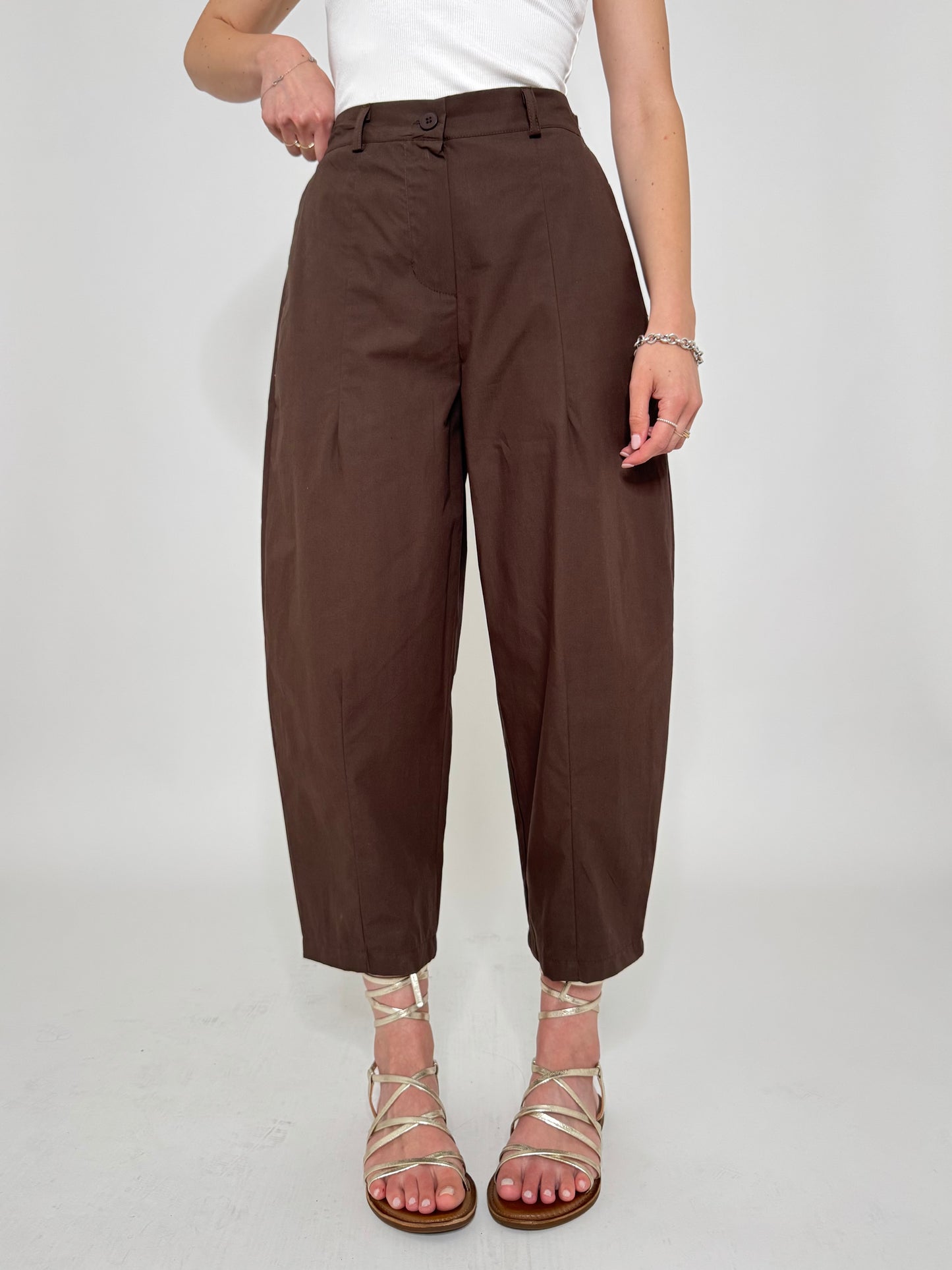 Pantalone Gaucho in 100% cotone