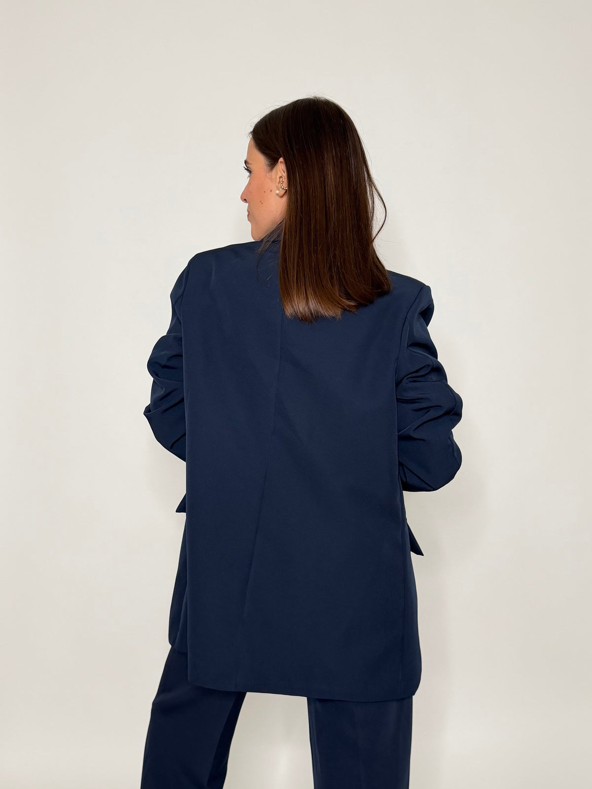 Giacca doppiopetto  strutturata blu