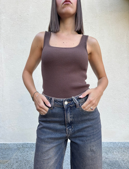 Canotta calda viscosa Cioccolato