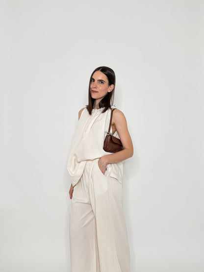 Completo Grace in fresca viscosa Panna