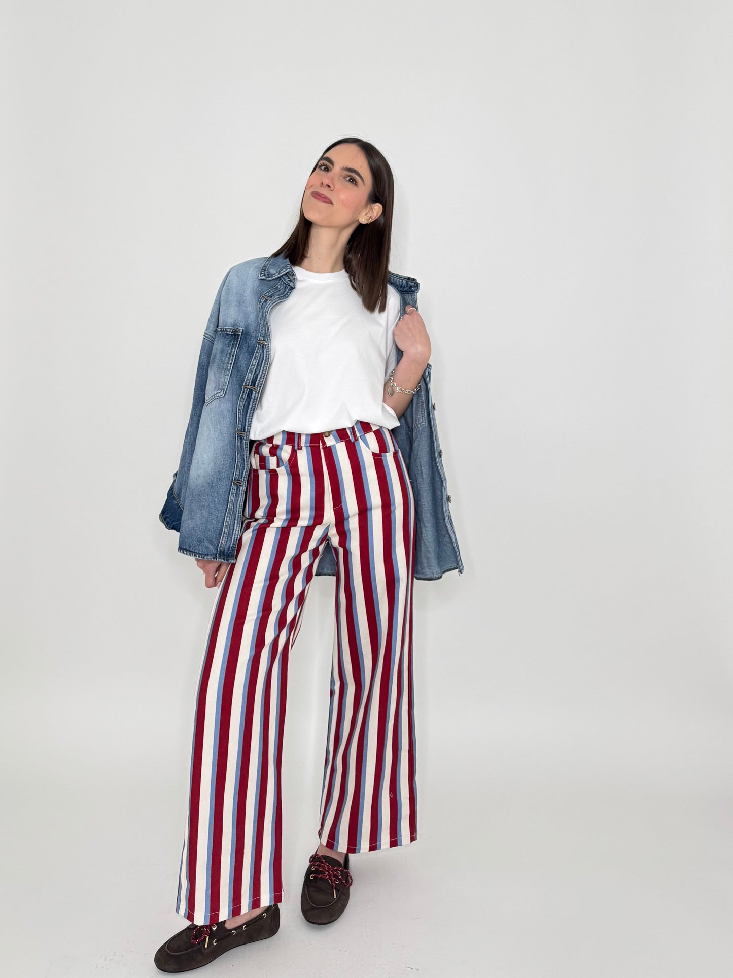 Giacca camicia di jeans