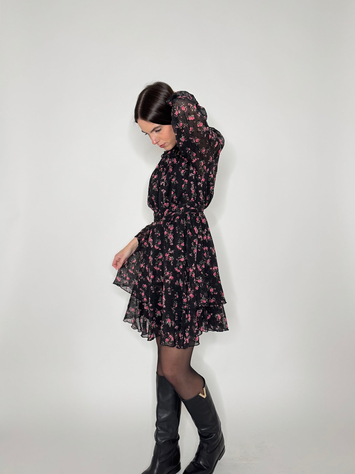 Abito Bloom Noir fantasia