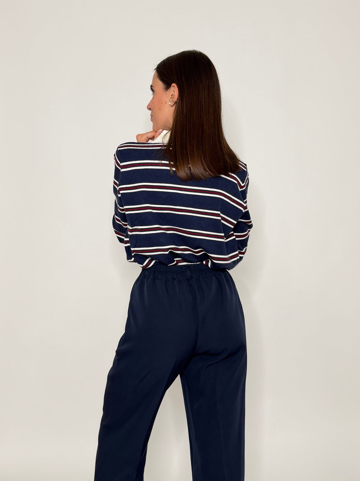 Pantalone taglio sartoriale blu - IN RIASSORTIMENTO