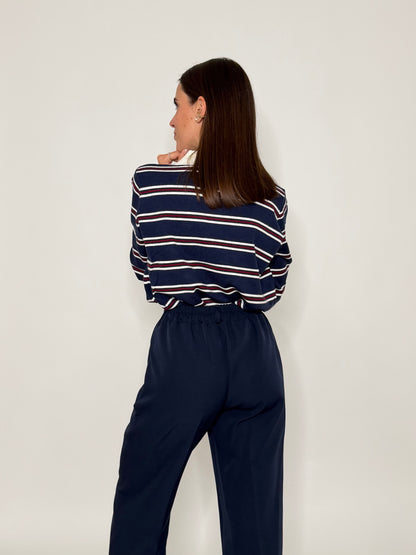 Pantalone taglio sartoriale blu - IN RIASSORTIMENTO