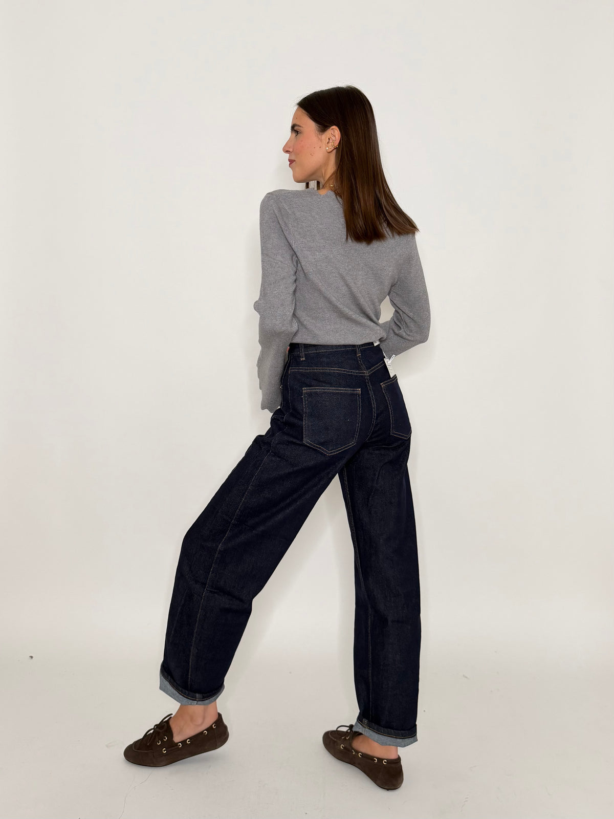 Jeans Barrel Fit con spicchi lavaggio zero - IN RIASSORTIMENTO