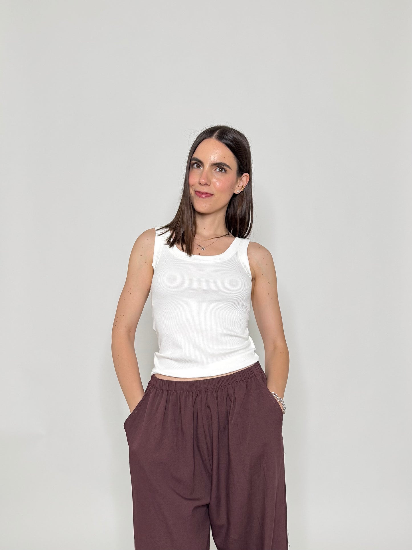 Completo Grace in fresca viscosa cioccolato