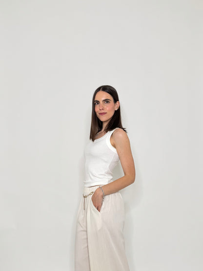 Completo Grace in fresca viscosa Panna