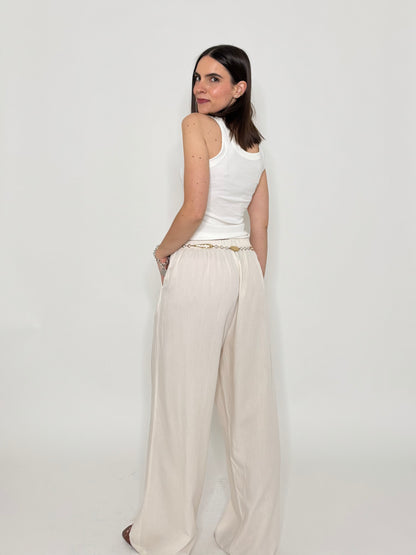 Completo Grace in fresca viscosa Panna