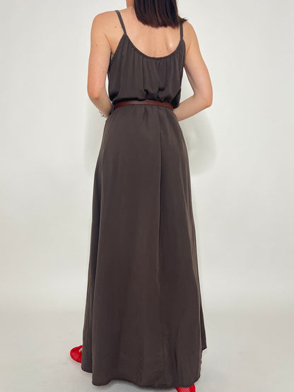 Abito Clelia in 100% tencel Moro
