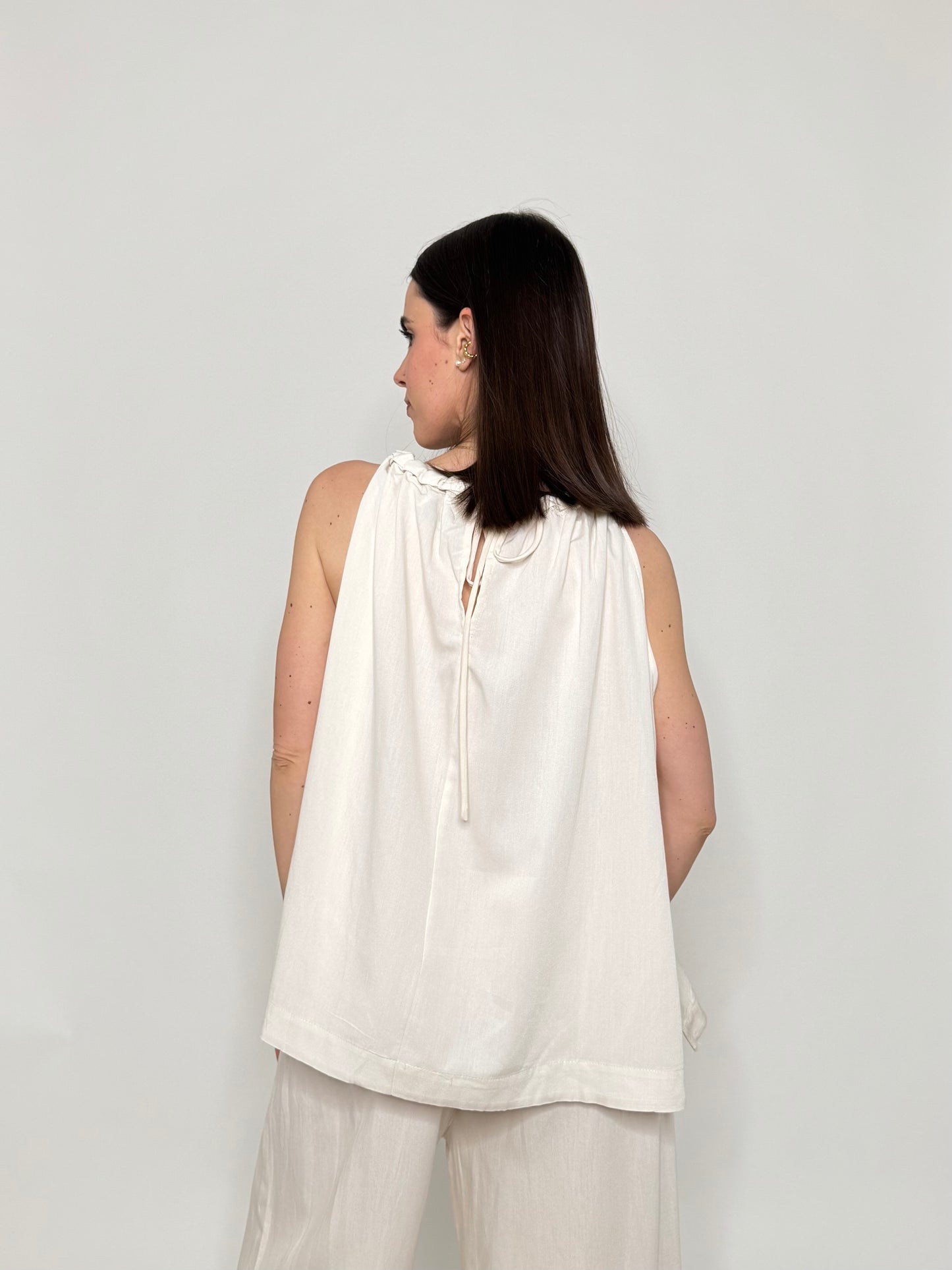 Completo Grace in fresca viscosa Panna