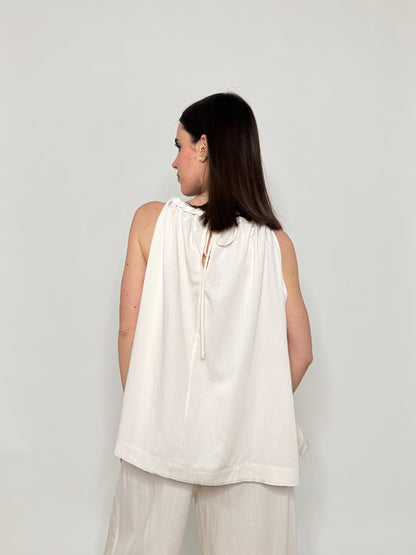 Completo Grace in fresca viscosa Panna