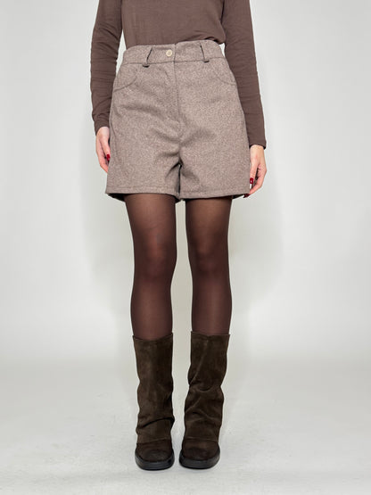 Bermuda spigato camel