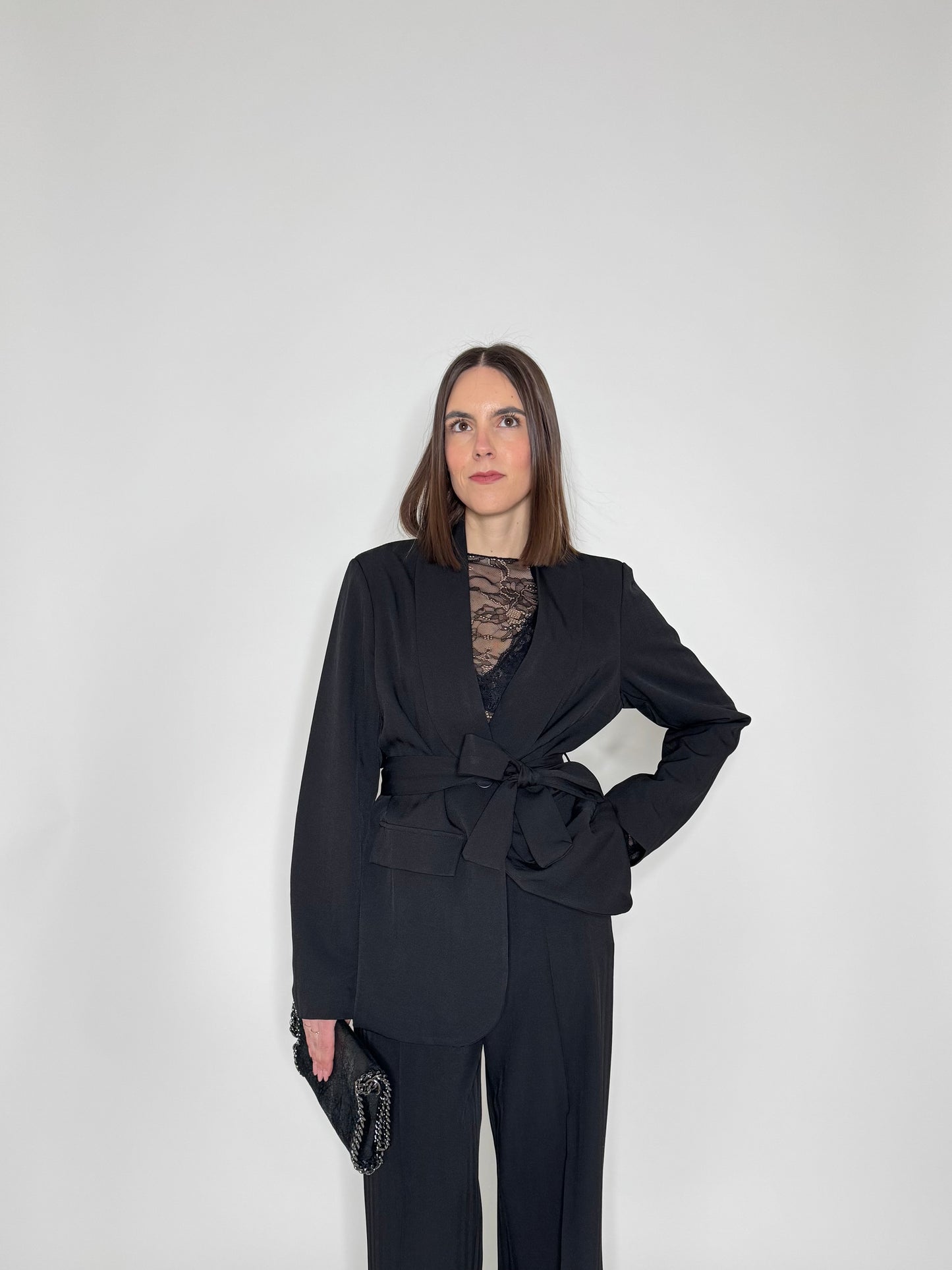 Giacca taglio elegante strutturata Nera