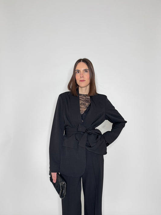 Giacca taglio elegante strutturata Nera