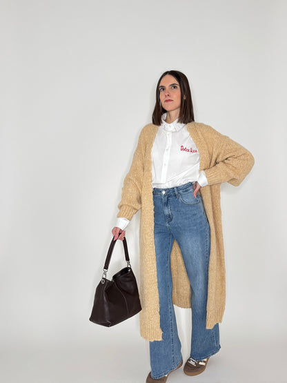 Camicia Dolce vita in cotone Bianco