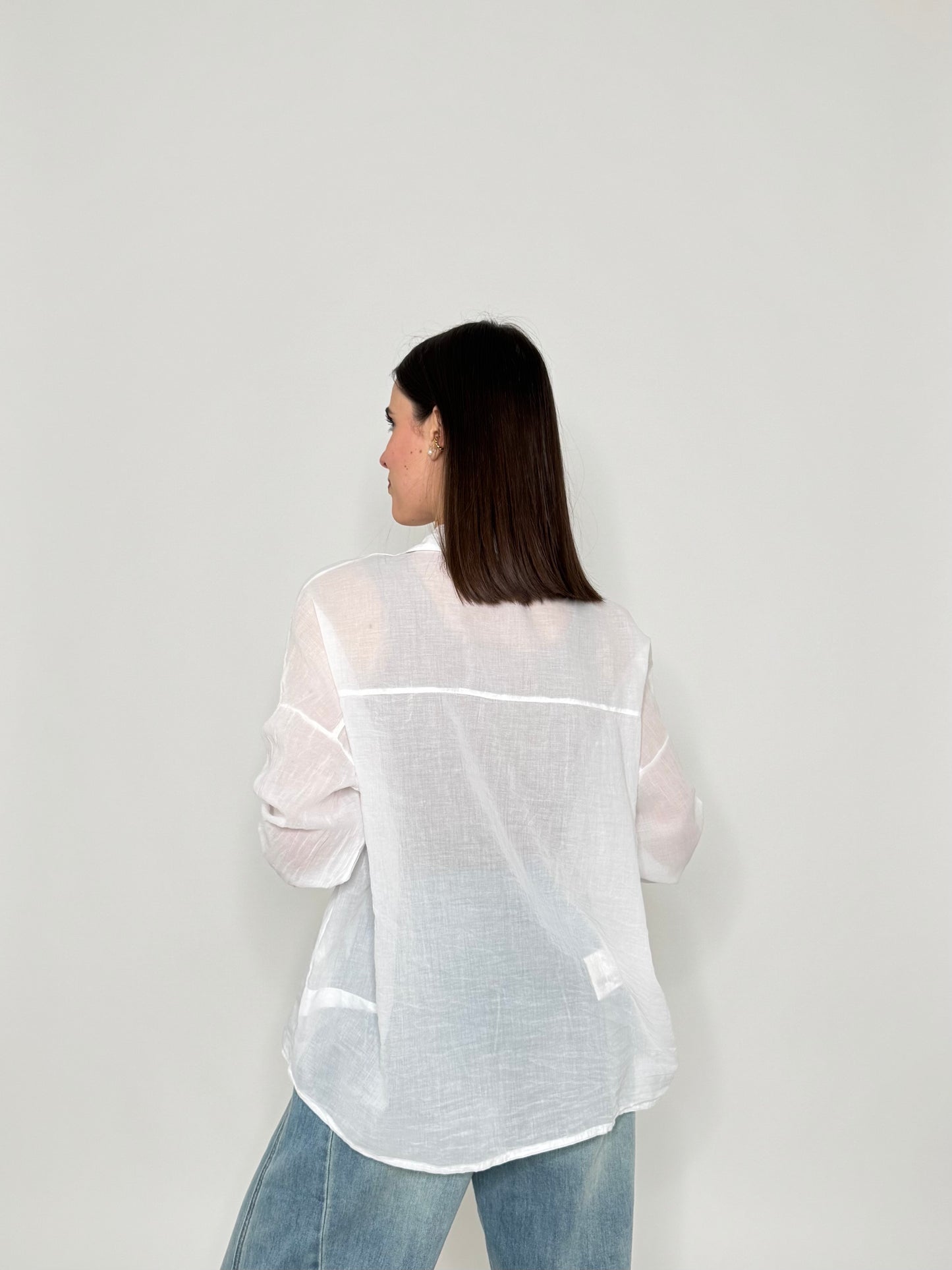 Camicia in mussola di cotone