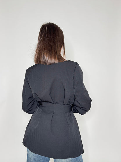 Giacca taglio elegante strutturata Nera