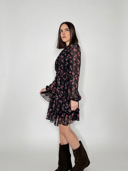 Abito Bloom Noir fantasia