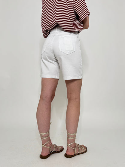 Shorts white denim