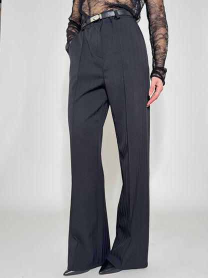 Pantalone morbido taglio elegante Nero