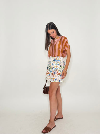 Gonna pantalone stampa giugla soft