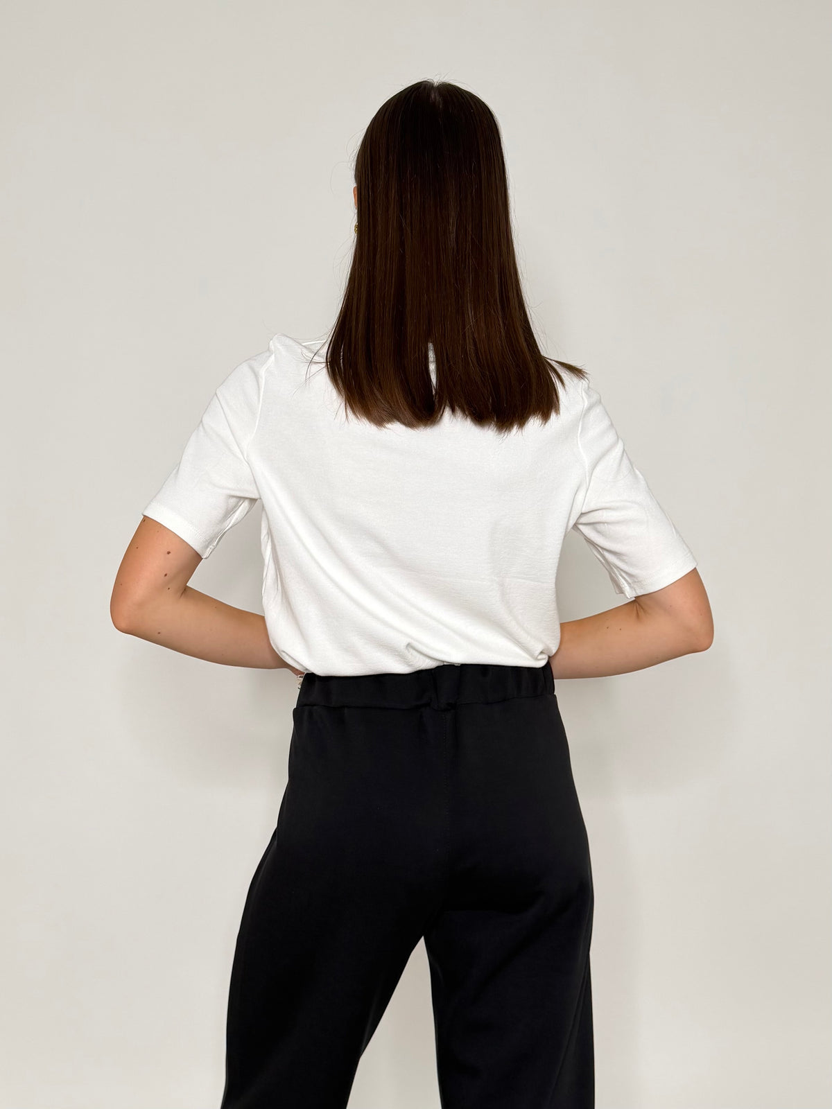 Pantalone ovetto in misto viscosa