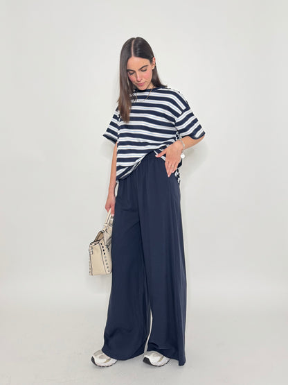 Pantalone morbido in 100% tencel Blu